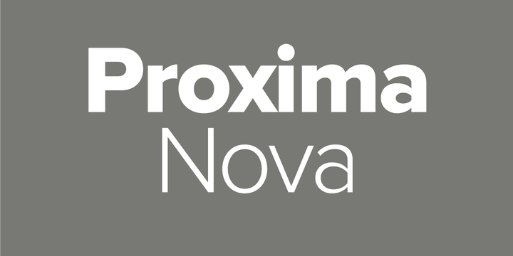Proxima Nova Alt