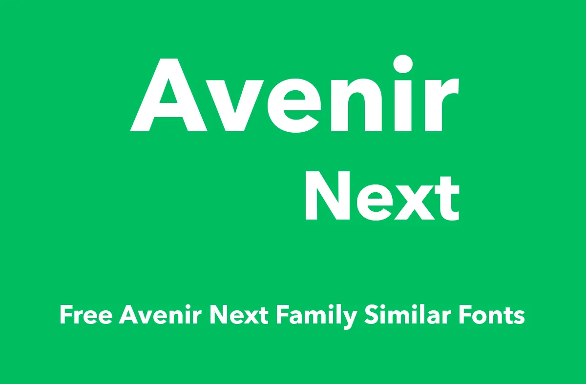폰트 Avenir Next