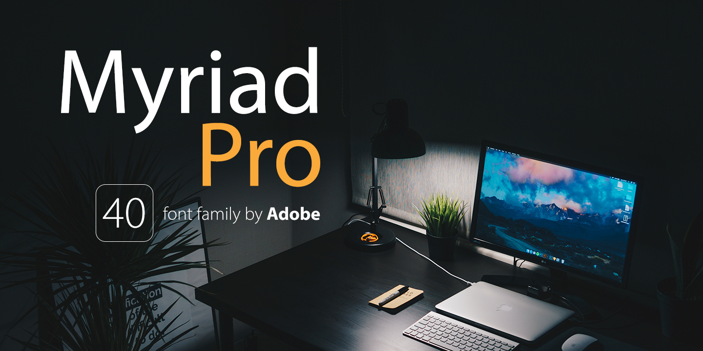 폰트 Myriad Pro