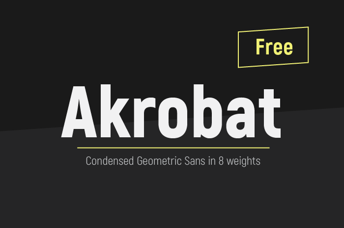 폰트 Akrobat