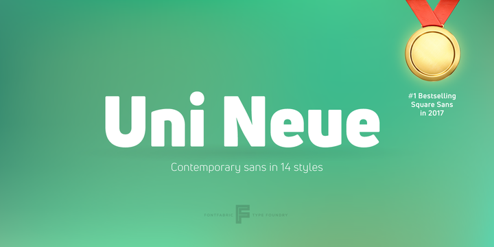 폰트 Uni Neue