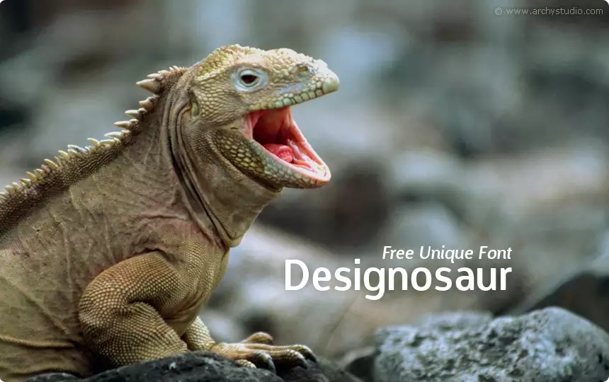 폰트 Designosaur