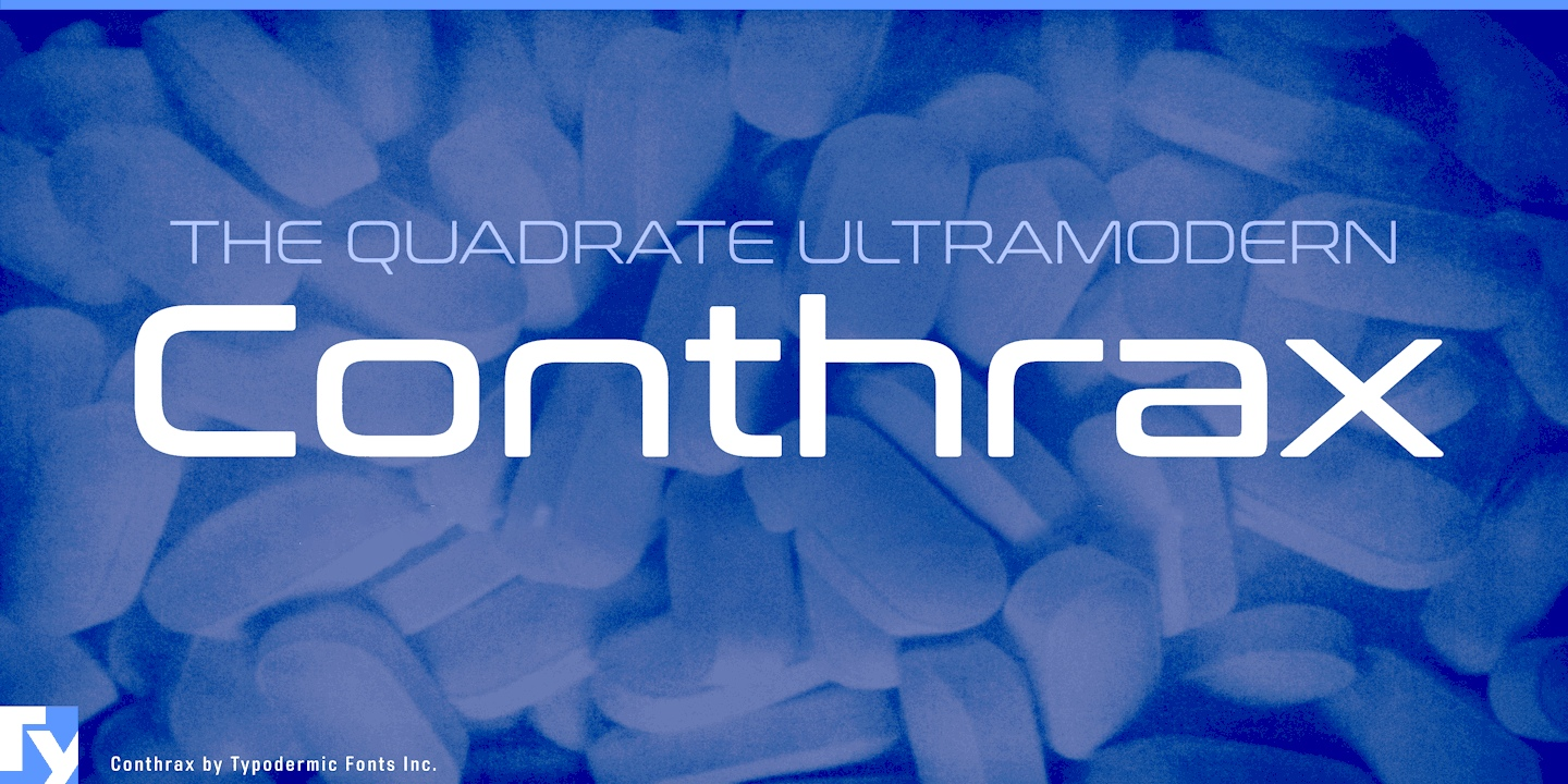 폰트 Conthrax SemiBold