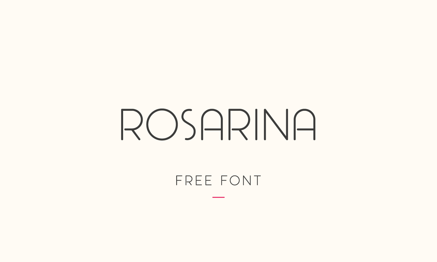 폰트 Rosarina