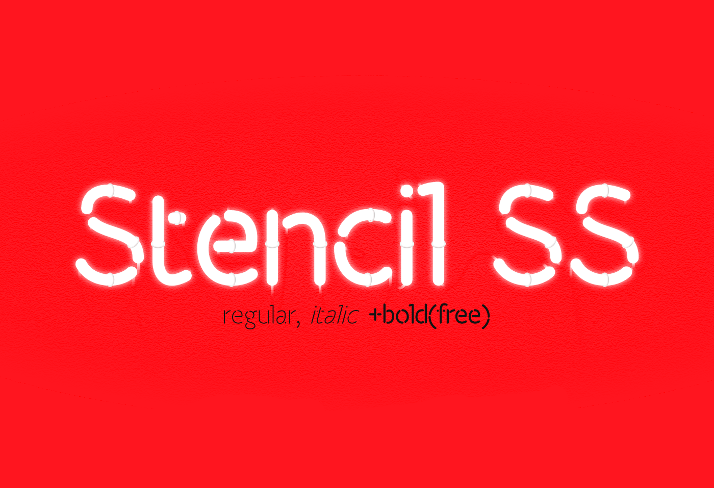 폰트 Stencil SS Bold