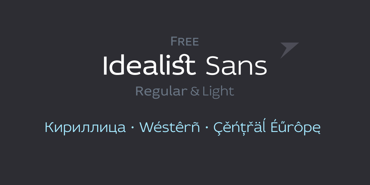 폰트 Idealist Sans