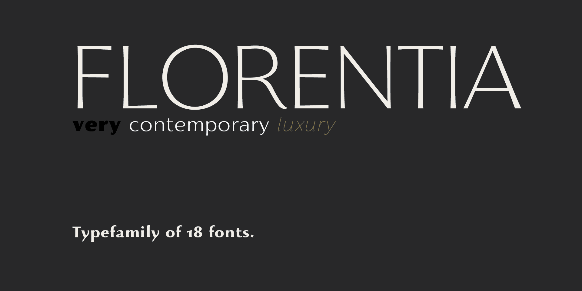 폰트 Florentia
