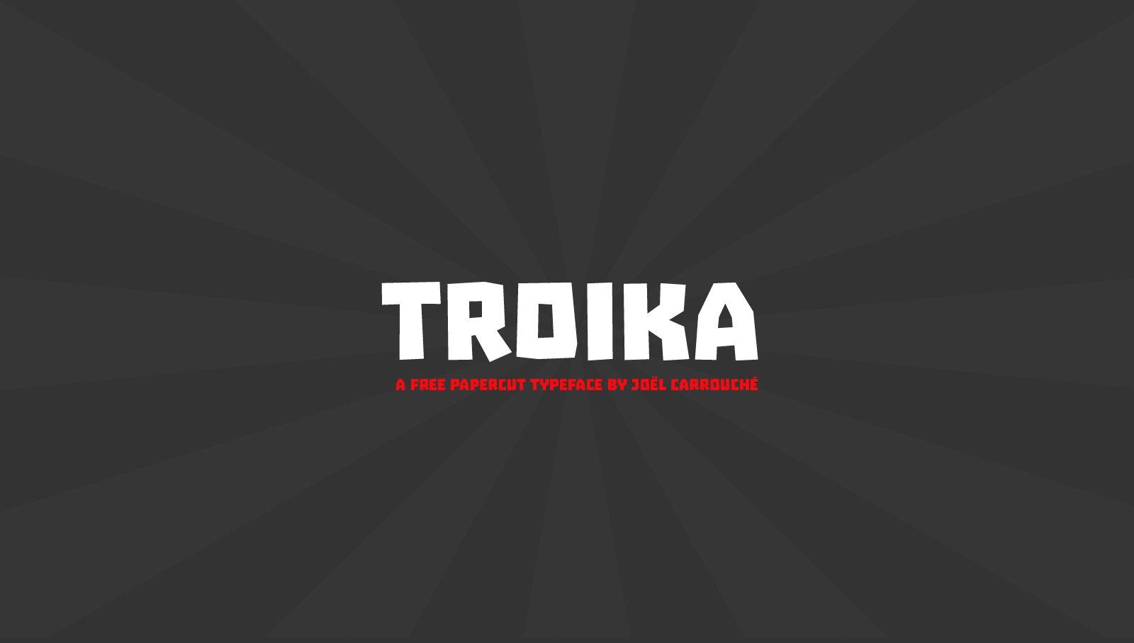 폰트 Troika