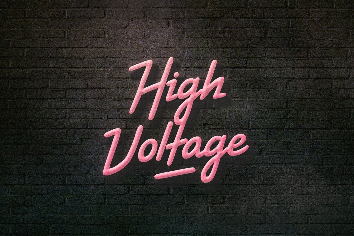 폰트 High Voltage