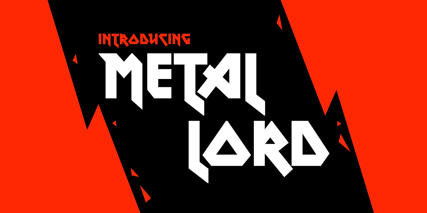 폰트 Metal Lord