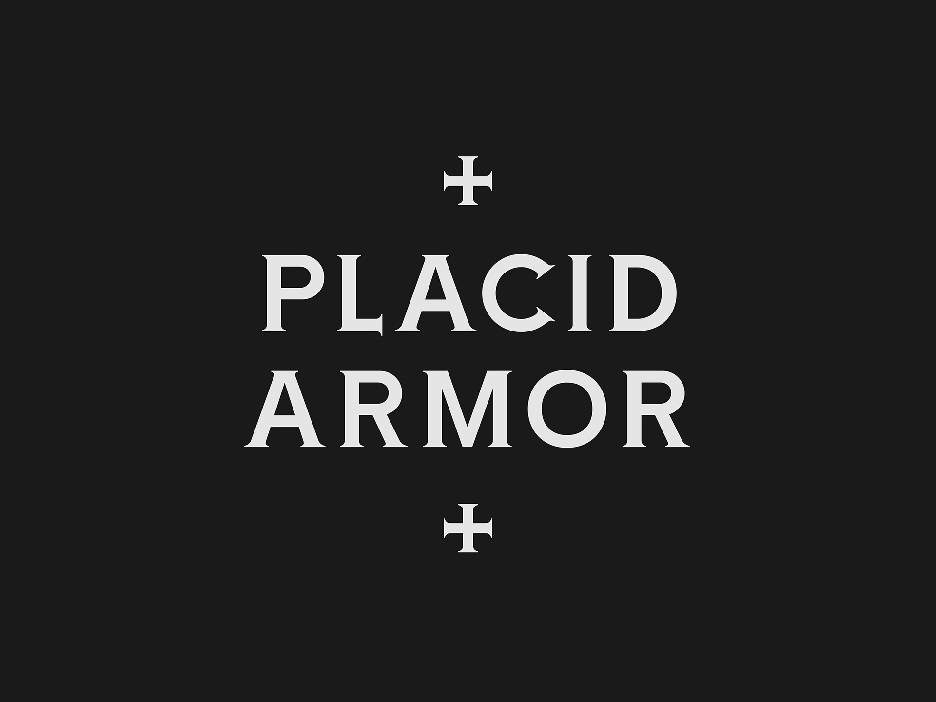 폰트 Placid Armor
