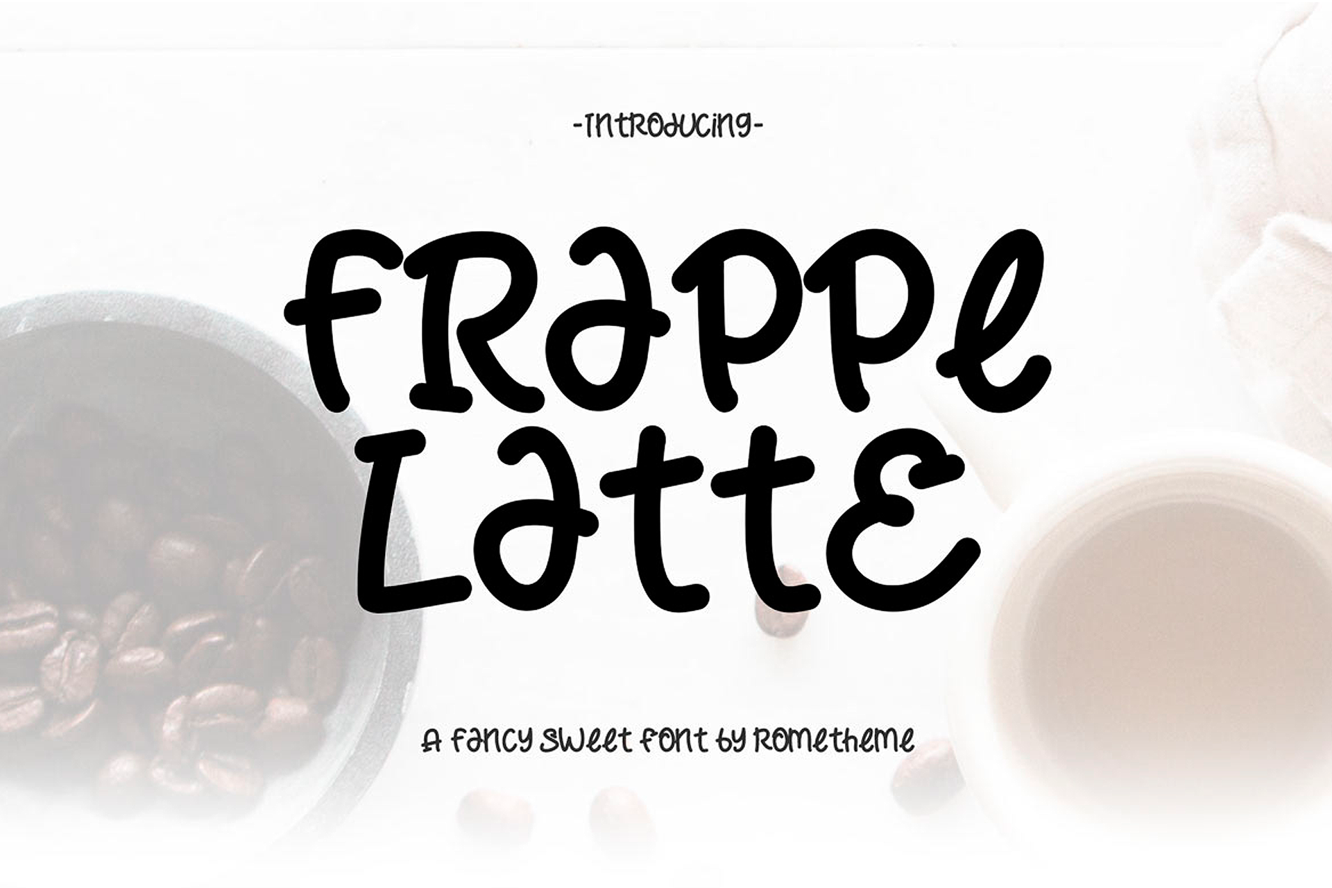폰트 Frappe Latte