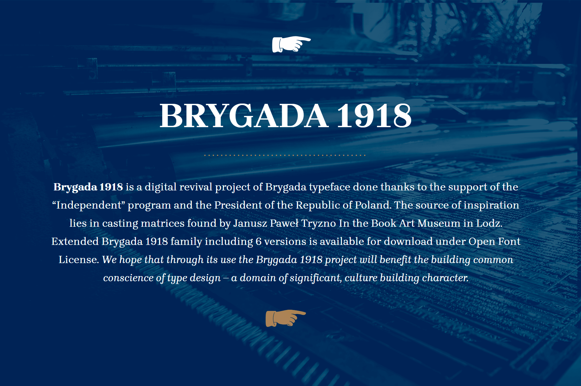 폰트 Brygada 1918
