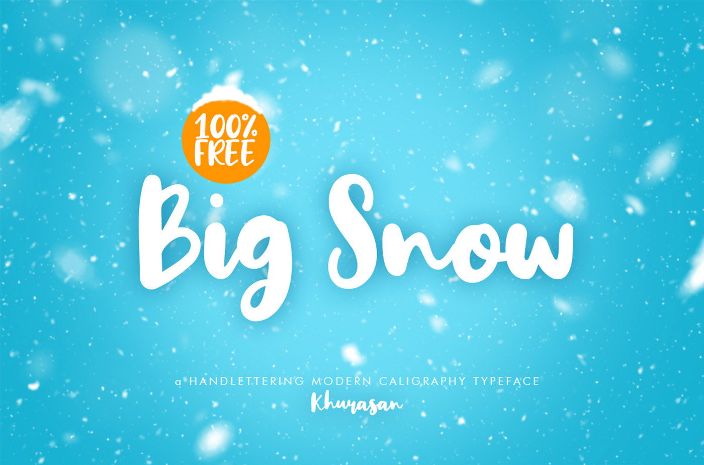 폰트 Big Snow