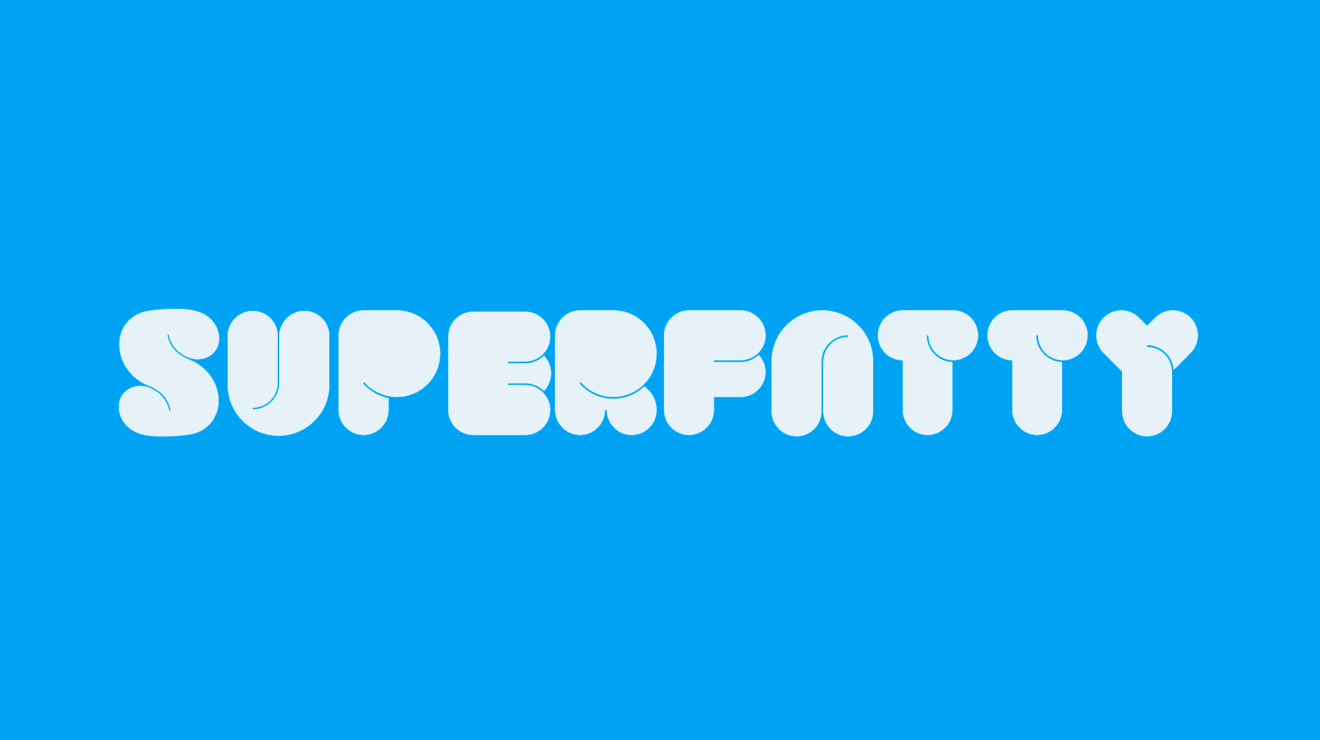 폰트 Superfatty