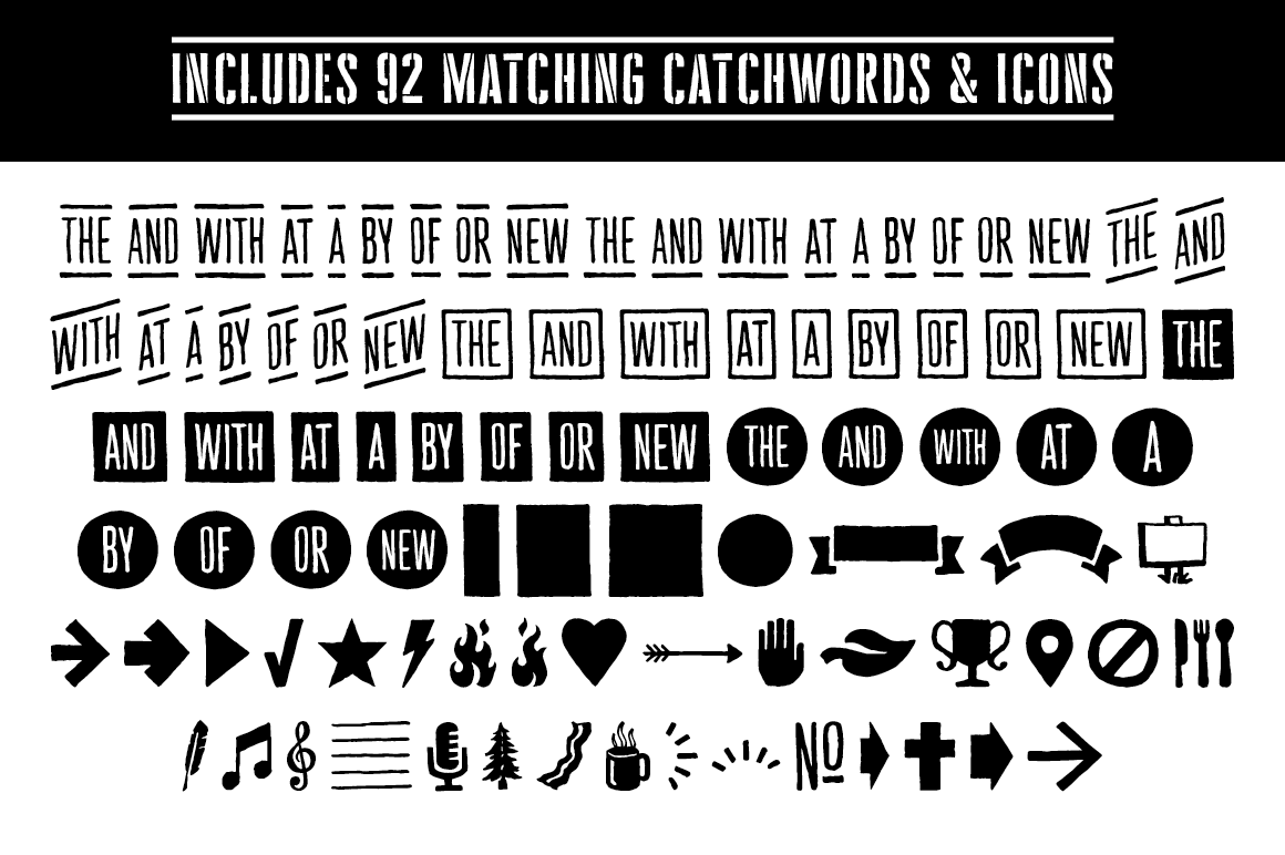 Cheddar Gothic Stencil