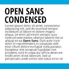 Open Sans Condensed
