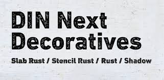 폰트 DIN Next Decorative