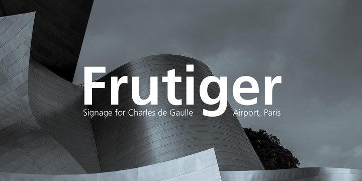 폰트 Frutiger 