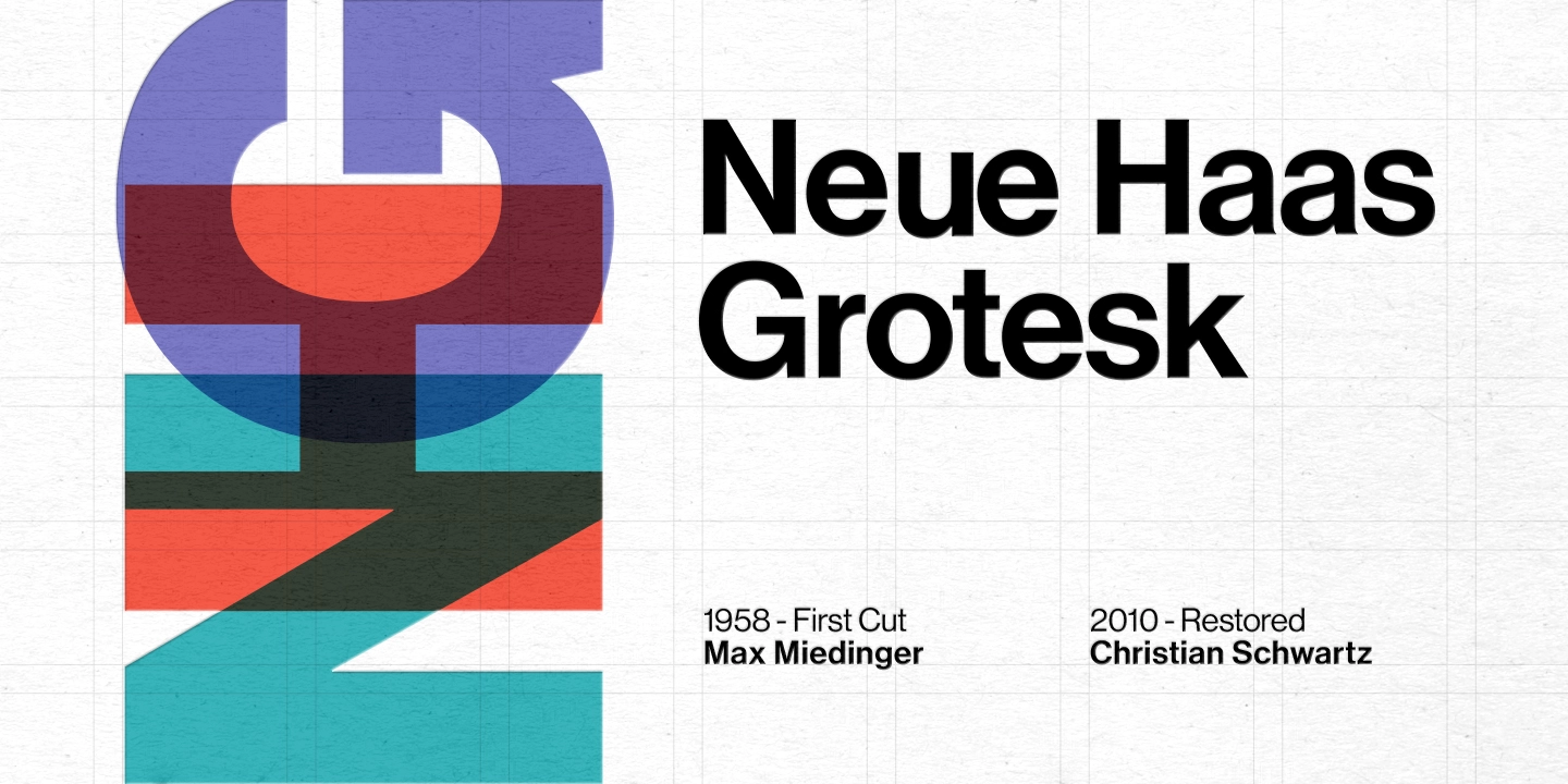 폰트 Neue Haas Grotesk 