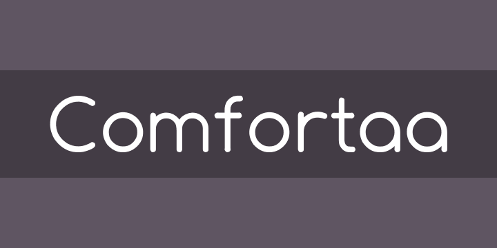 폰트 Comfortaa