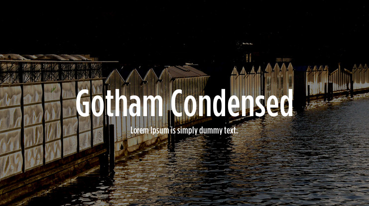 폰트 Gotham Condensed