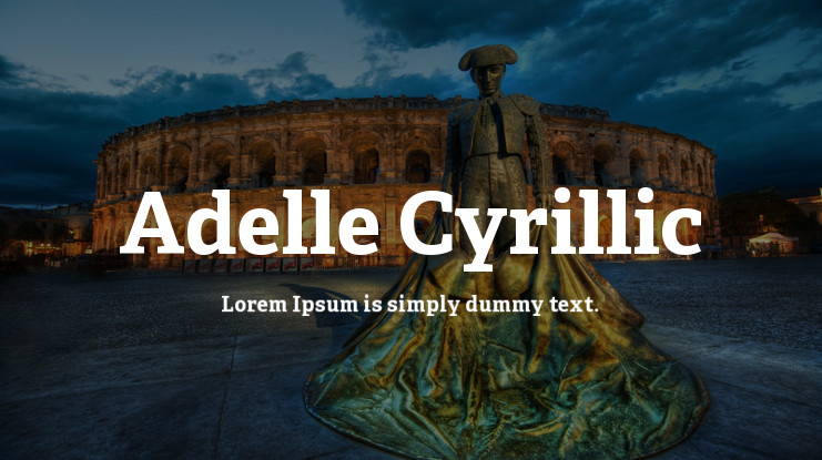 폰트 Adelle Cyrillic