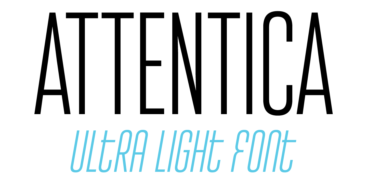 폰트 Attentica 4F