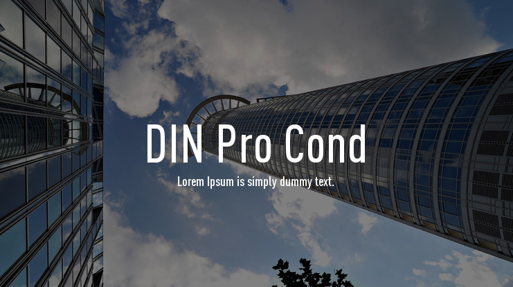 폰트 DIN Pro