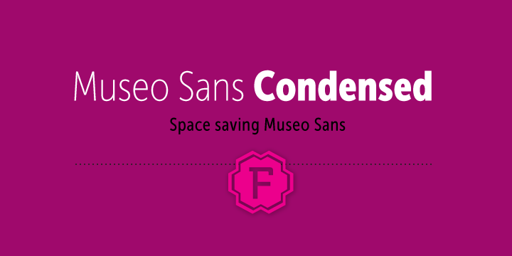 폰트 Museo Sans Condensed 