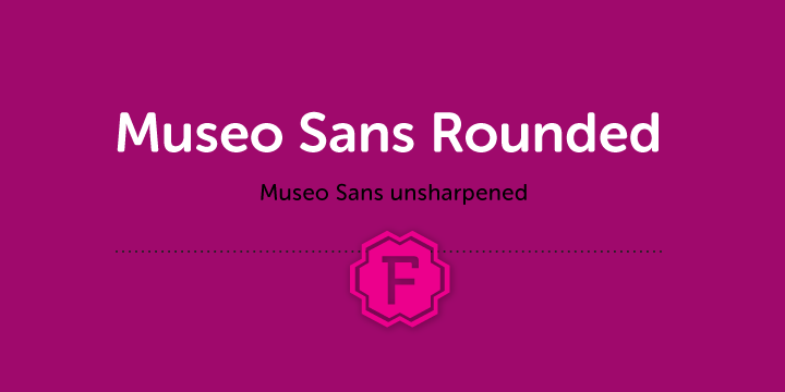 폰트 Museo Sans Rounded