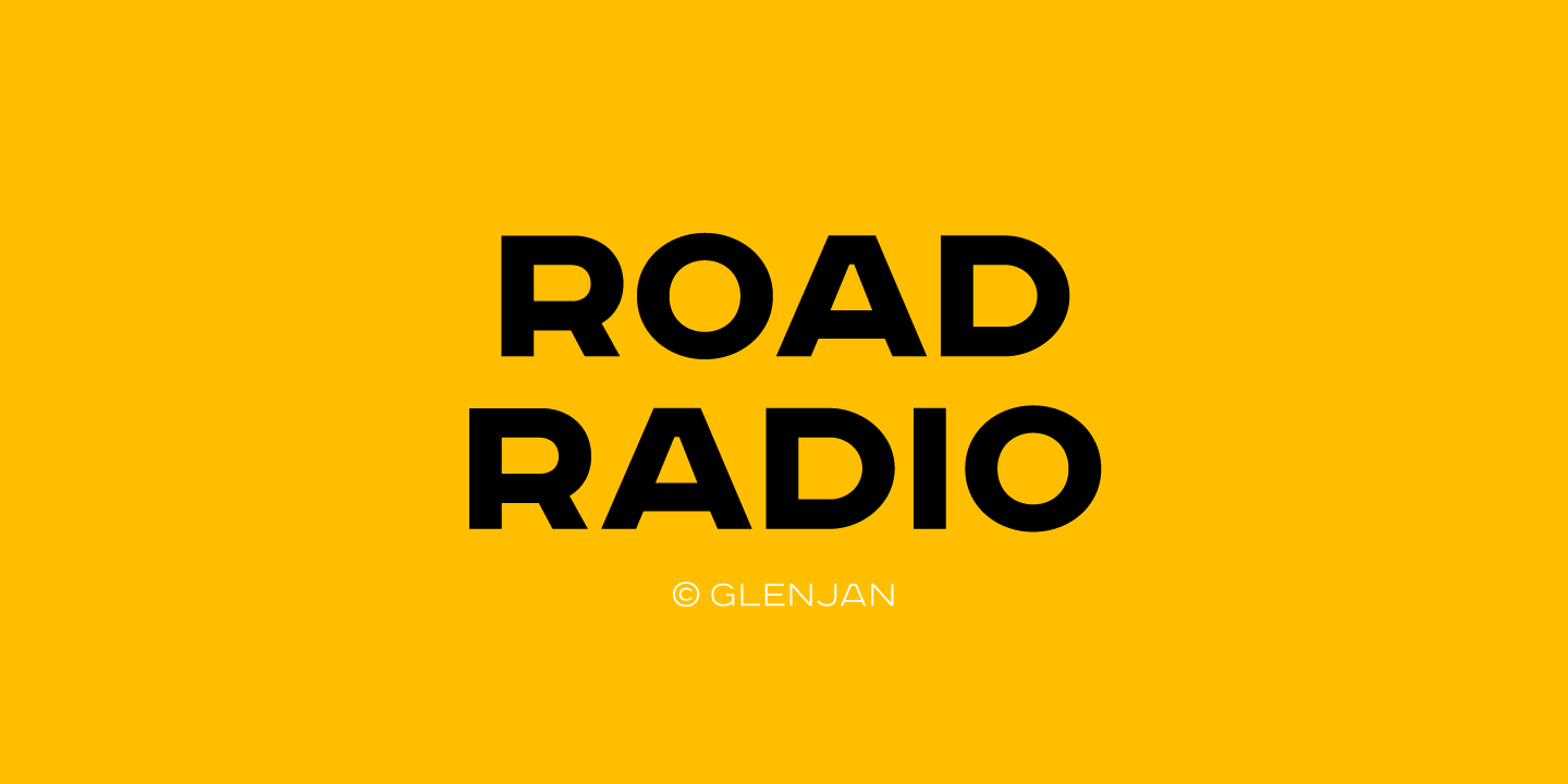 폰트 Road Radio