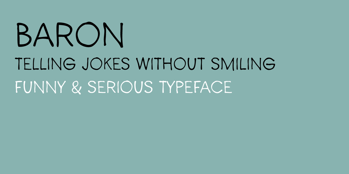 폰트 Baron Neue