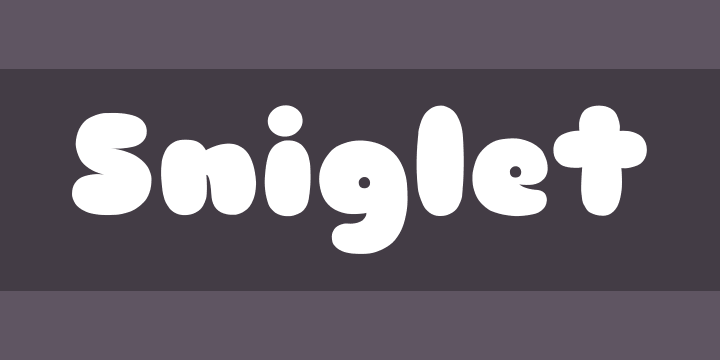 폰트 Sniglet