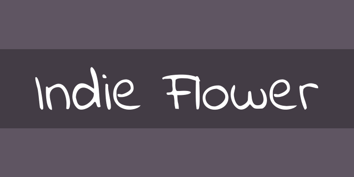폰트 Indie Flower