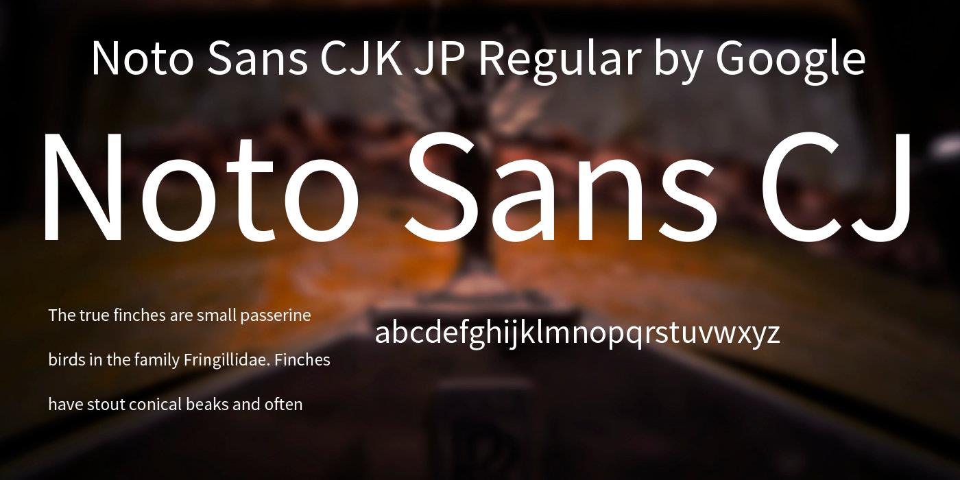 폰트 Noto Sans JP