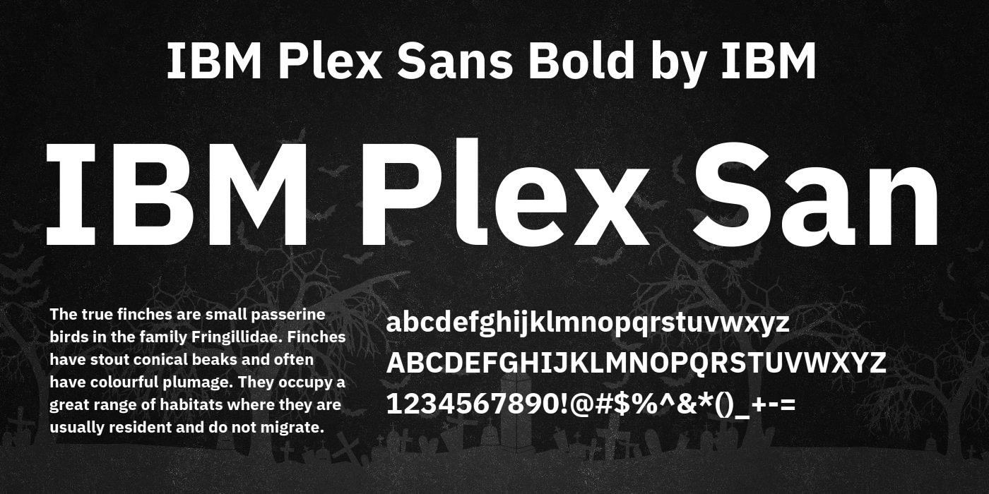 폰트 IBM Plex Sans