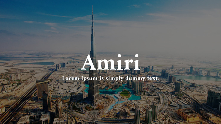 폰트 Amiri