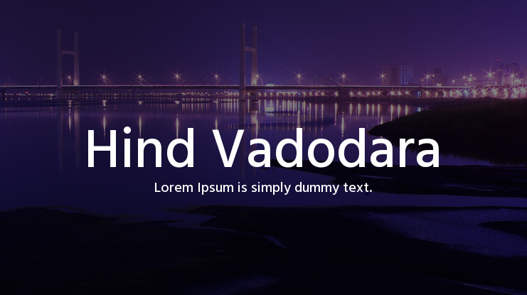 폰트 Hind Vadodara