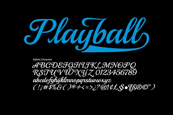 폰트 Playball