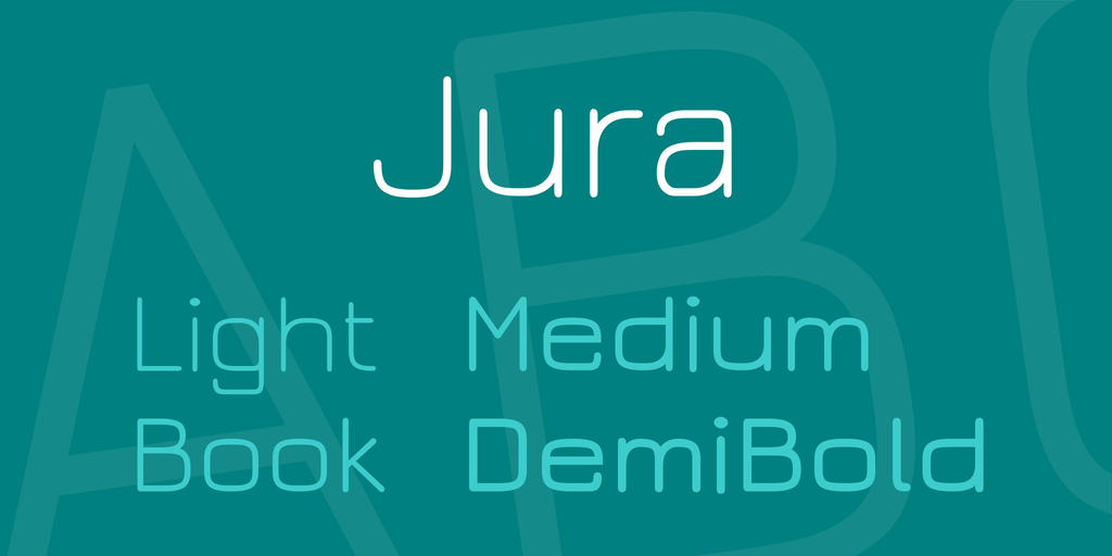 폰트 Jura