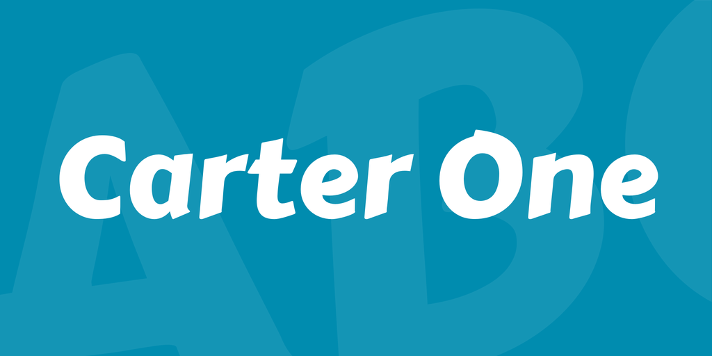 폰트 Carter One