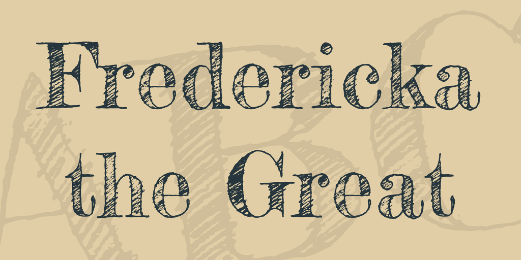 폰트 Fredericka the Great