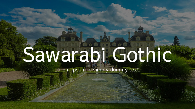 폰트 Sawarabi Gothic