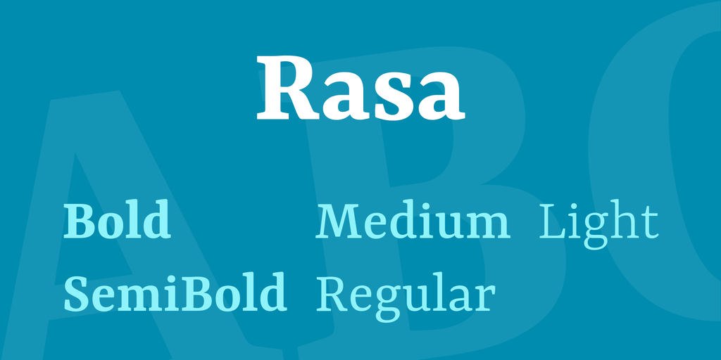 폰트 Rasa