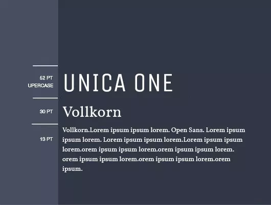 폰트 Unica One