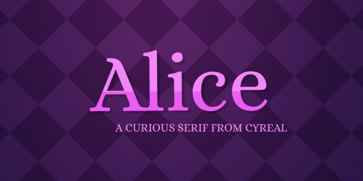 폰트 Alice