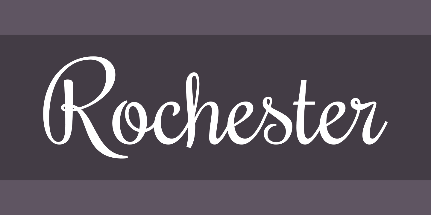 폰트 Rochester