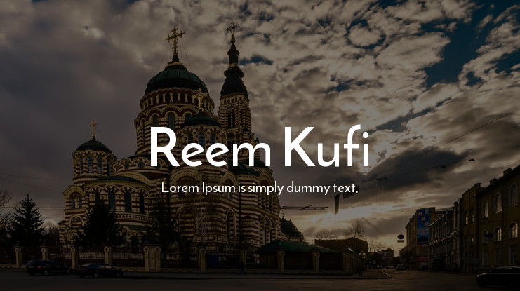 폰트 Reem Kufi