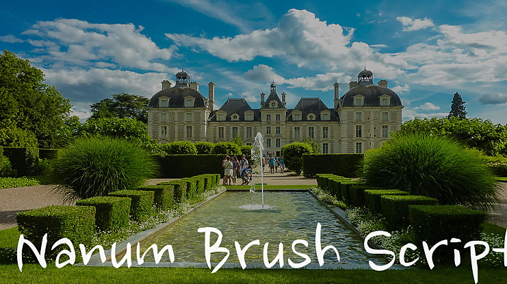 폰트 Nanum Brush Script